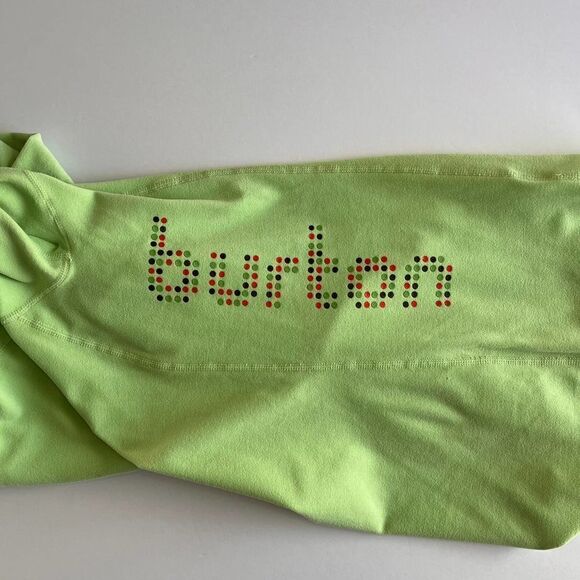 Burton Women's 1/4 Zip Cozy Lime Green Fleece Top, Size Medium, EUC - Picture 4 of 9